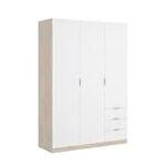 Análisis detallado de las ventajas del armario blanco de tres puertas: ¡Optimiza tu almacenamiento con estilo!