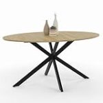 Análisis detallado: Mesa Ovalada de Cristal para Comedor, la Elegancia en tu Hogar